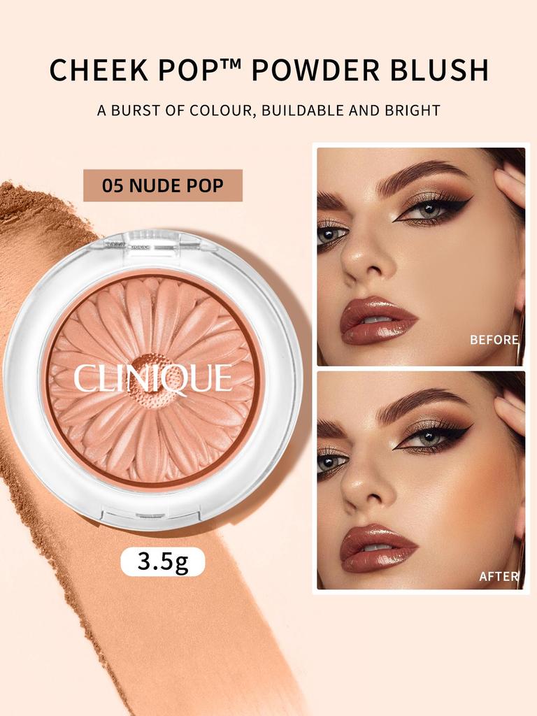 Clinique Румяна Cheek Pop™ Powder Blush #05 NUDE POP — 0,12 унции/3,5 г