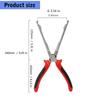 9 Inch Glow Plug Removal Tool Straight Jaw Pliers Glow Plug Connector Puller Pliers Clamp for Car Engine Repair Tool