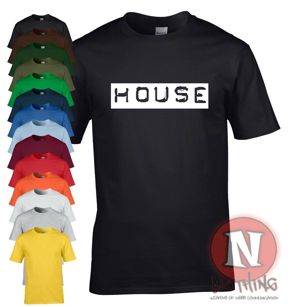 HOUSE T-Shirt Club Dance Music Vinyl Rave DJ Cool Funny Festival Tee