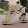Oulylan Мужская обувь Кроссовки Мужские Ретро Платформа Шнуровка Удобные Противоскользящие Износостойкие Теплые Повседневные Мужские Спортивная обувь