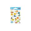 Autocollants - Poissons - Paillettes - 1,8 cm