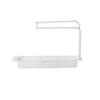 Kitchen Household Telescopic Sink Rack Holder Storage Drain Basket Home Dish Drainer Washing Sink Drying Rack Kitchen Accessory