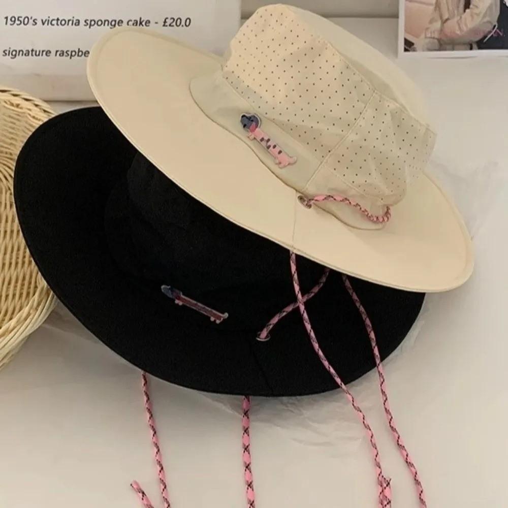 Foldable Fisherman Hat Large Brim Sun Cap New Sun Protection Hat Women