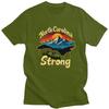 Мужская футболка North Carolina Strong 100% Хлопок Модный Летний Стиль Короткий Рукав Свободный Крой Одежда Подарок