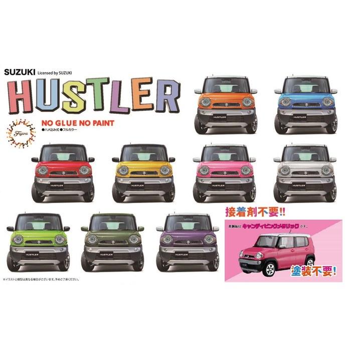 Fujimi Model 1/24 Серия Автомобилей Next № 5EX-1 Suzuki Hustler (Канди-розовый металлик) Модель автомобиля с защелками NX5EX-1