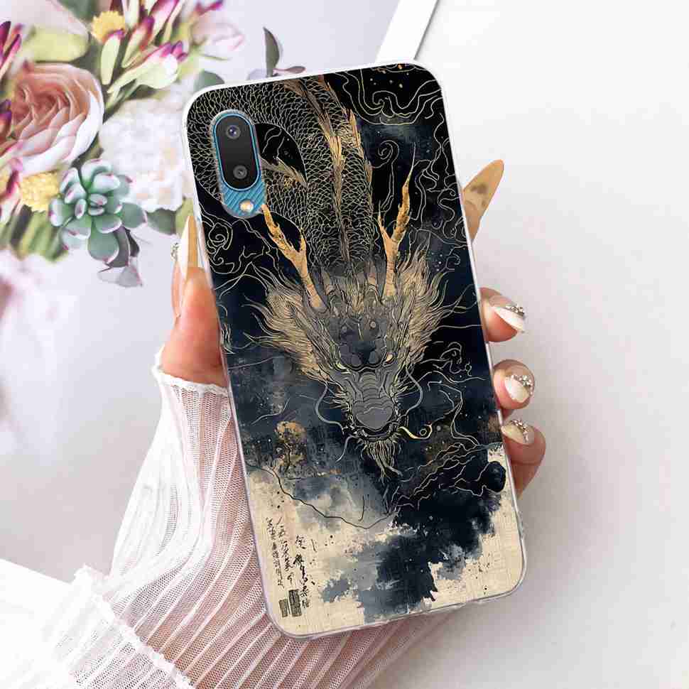 Чехол для Samsung Galaxy A02 SM-A022F Мягкий Силиконовый Цветной Расписной Чехол-Крышка Для Samsung A02 A 02 Galaxy M02 M022F Fundas Сумки