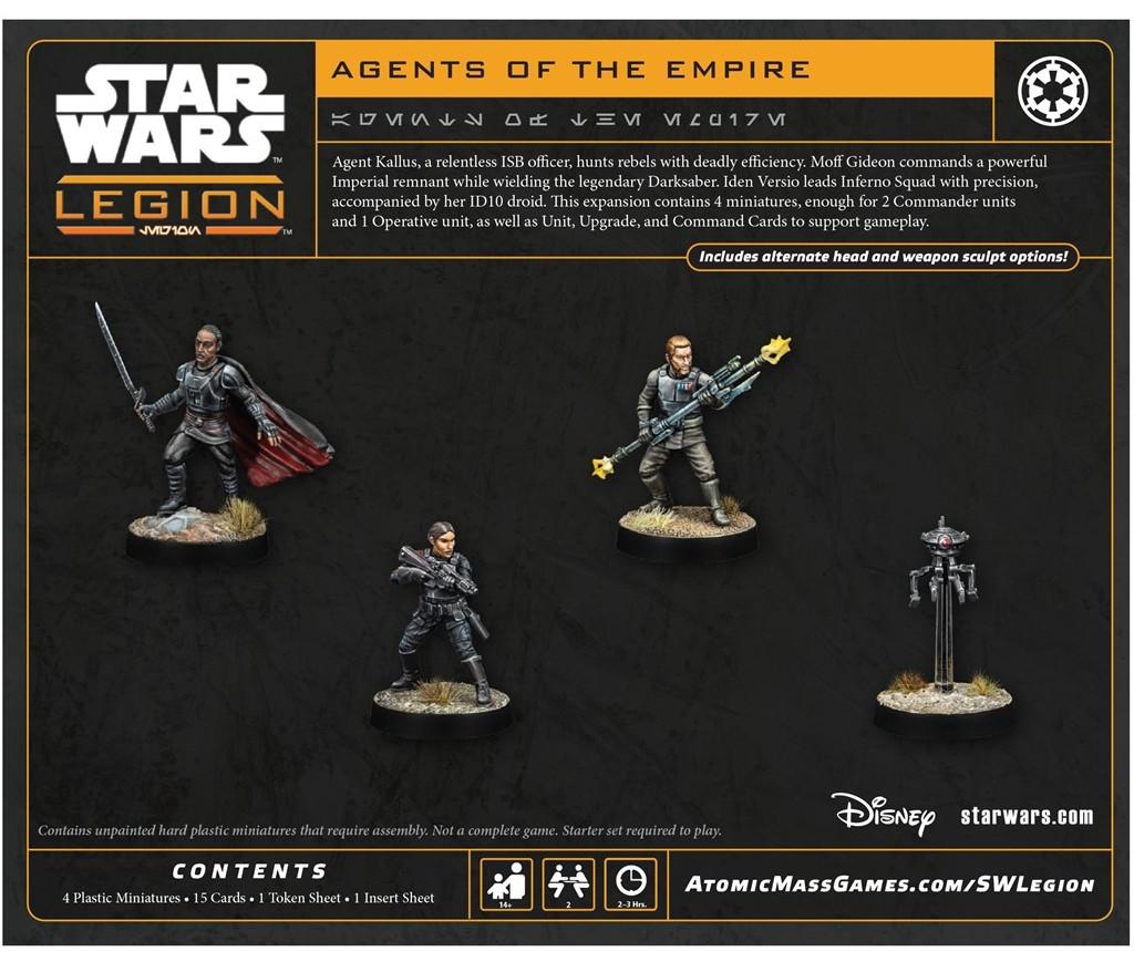 Star Wars Legion 2.0: Agents of the Empire Board Game Expansion (English Version) (841333135089)
