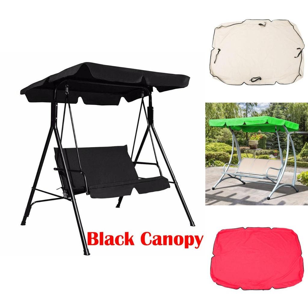 Anti-uv Swing Seat Canopy Cover With Bandages For Outdoor Use