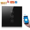 Умный WiFi-переключатель штор с сенсорной панелью, таймером, голосовым управлением для Google Home для Tuya EU Plug