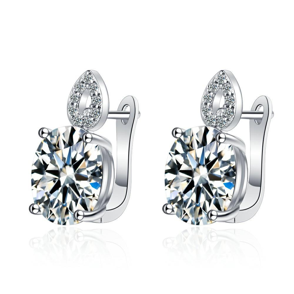 Lindon Fashion Copper Alloy Zircon Jewellery Drop Earrings For Women Wedding Party Gifts