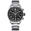 Mini Focus Men's Metal Band Chrono Wristwatch MF0403G05,Korean Popular Watches