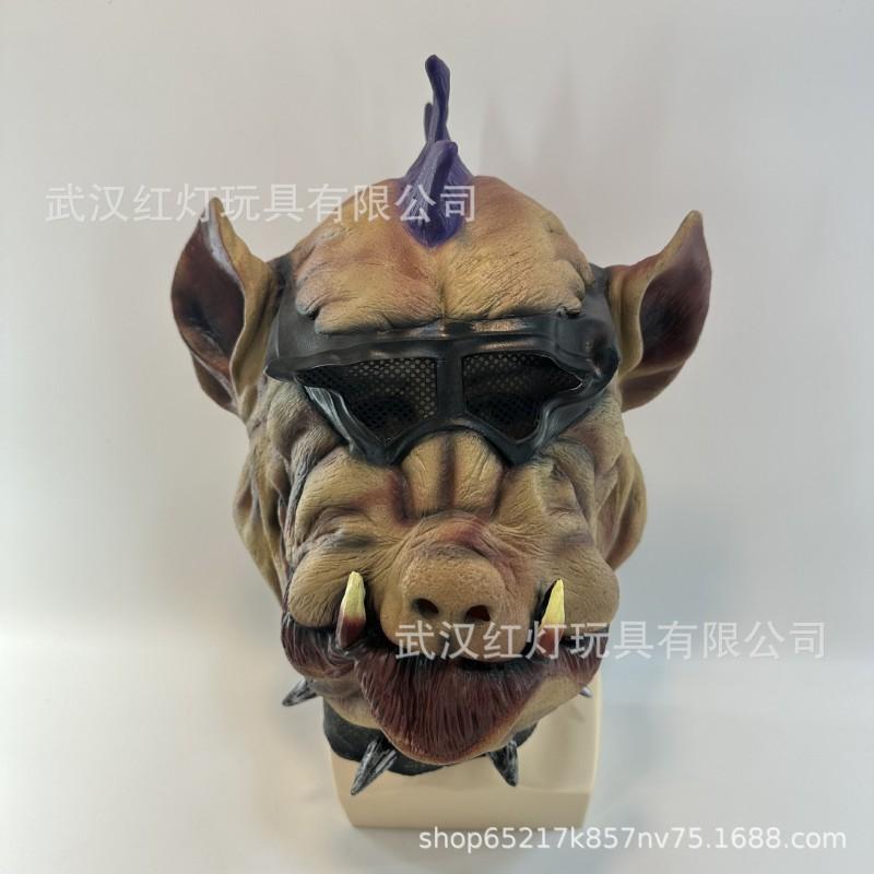 Halloween Horror Pig Mask Latex Animal Adult Cosplay Party Props