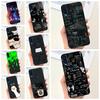 For Motorola One Vision Case One Macro BaCK Cover Gothic Black Cool Fashion Phone Mask For One Vision OneMacro Bumper Soft Matte