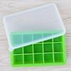 Platinum Grade Silicone Ice Tray with Lid - 15 Grid Baby Food and Ice Cube Mold