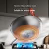 KOBACH 30cm 316L Stainless Steel Non-stick Flat Bottom Wok