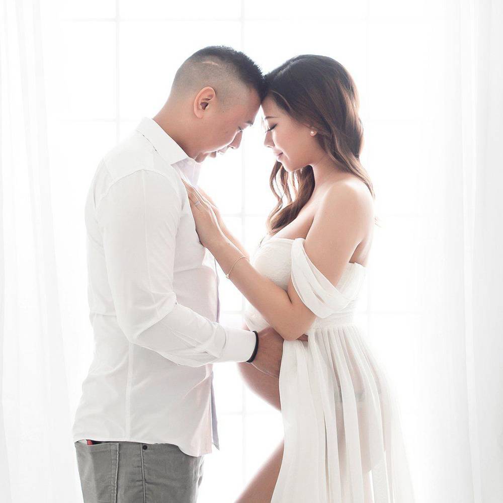 Платье макси с открытыми плечами для беременных, платье для фотосессии для беременных