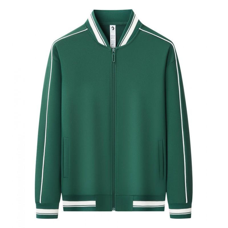 Custom Zip-Up Baseball Jacket Outdoor Activities Team Uniforms Corporate Apparel