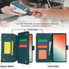 Держатель для карт с блокировкой RFID, мягкий чехол из искусственной кожи, магнитный ремешок с застежкой-молнией, защитный чехол для iPhone 16, 15, 14, 13, 12 Pro Max, Samsung Galaxy