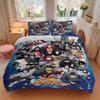 Naruto Anime Characters Print 3Pcs Bedding Setduvet Cover With 2 Bedropillowcase Home Birthday Gift