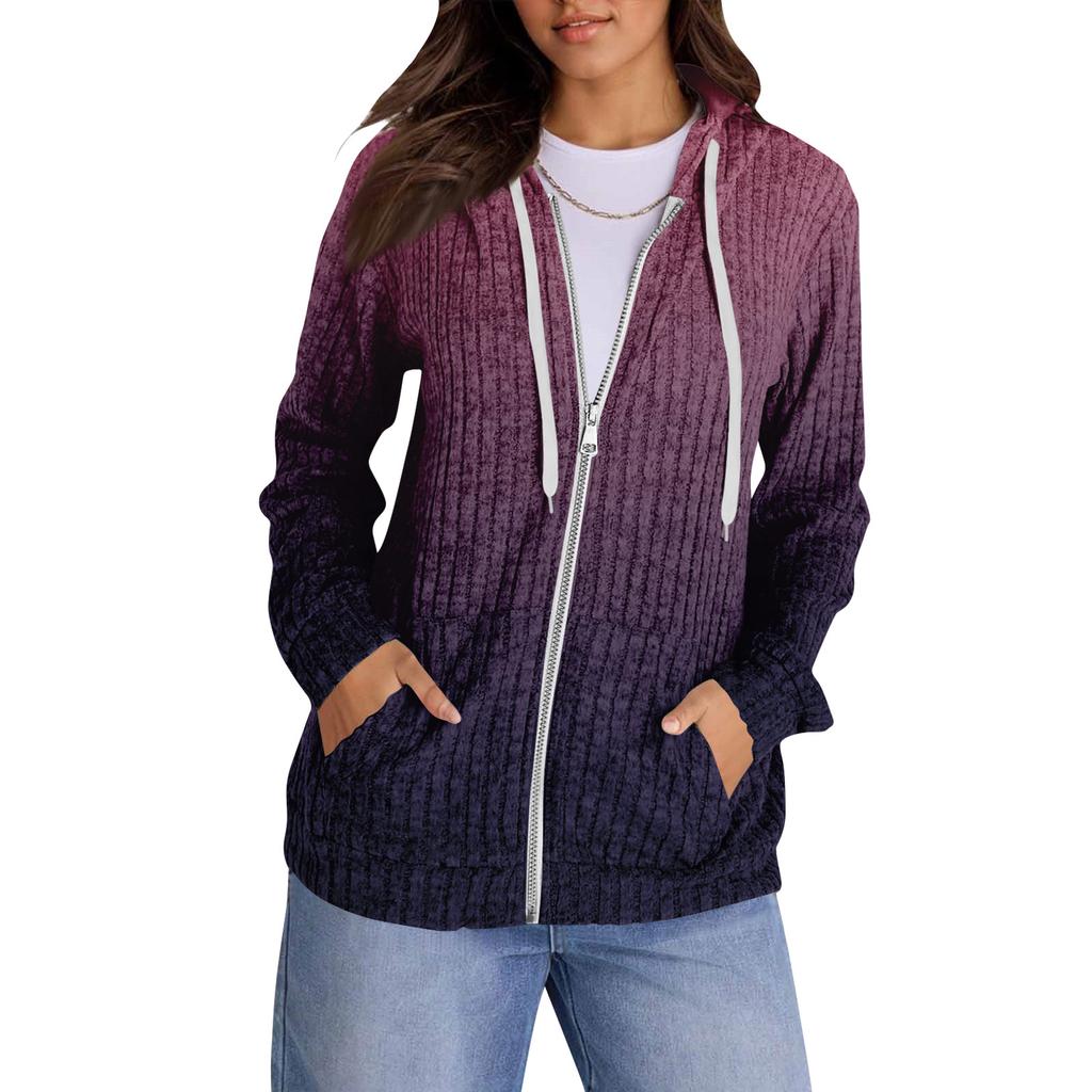 Hoodies For Women Trendy Tops Casual Fall Fashion Long Sleeve Sweatshirt With Pockets Pullover Lightweight