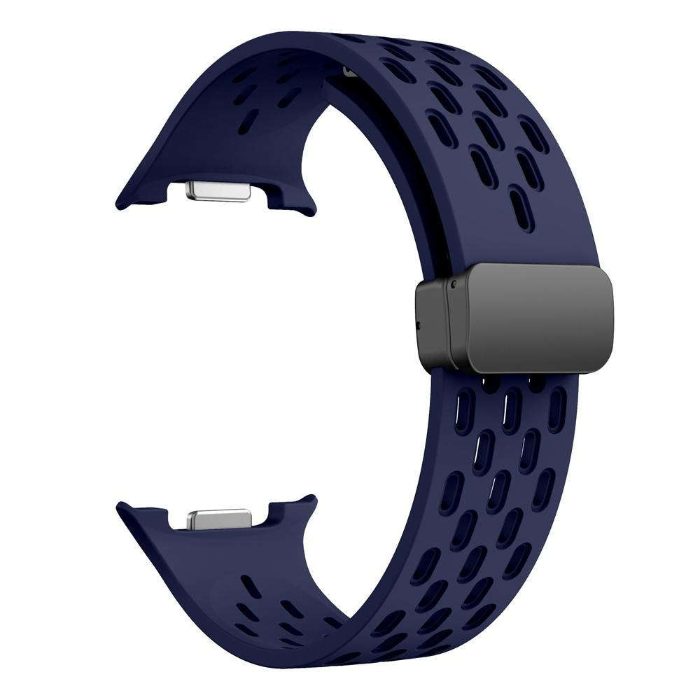 Ремешок из силикона с магнитной застежкой без зазоров для Samsung Galaxy Watch8 Classic 46 мм, браслет для Samsung Watch8 44-40 мм.