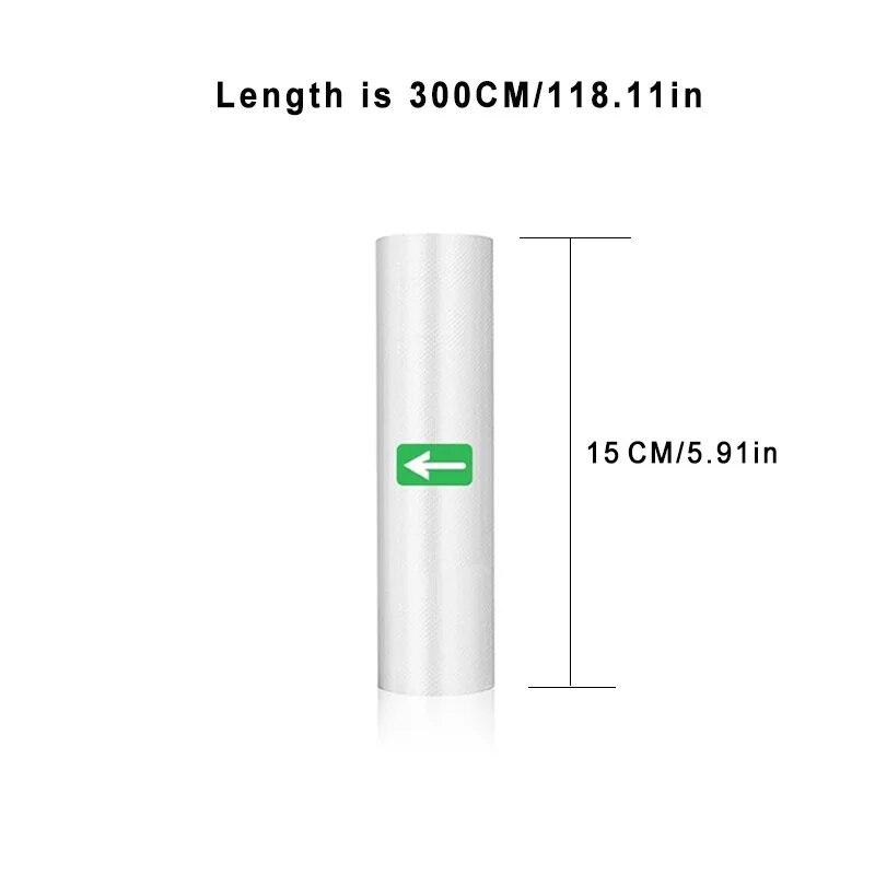 1 рулонные сверхмощные пакеты для вакуумного упаковщика для консервации пищевых продуктов, пакеты для вакуумной упаковки в рулонах для продуктов питания