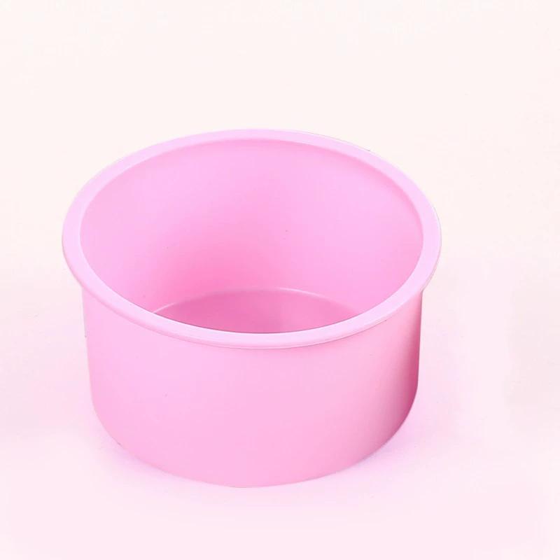 4 6 8 Inch Round Cake Pans Silicone Molds for Baking Layer Cakes Cheese Chiffon Rainbow Cake Baking Pans