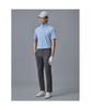 BEANPOLE GOLF Мужская охлаждающая футболка с мелкой полоской, короткий рукав - Небесно-голубой