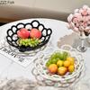 Керамическая фруктовая тарелка с выемкой в скандинавском стиле, креативная фруктовая тарелка, украшение стола, домашняя кухня, корзина для фруктов и овощей