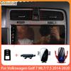 Автомобильный держатель телефона для Volkswagen Golf 7 MK7/7.5 2014-2020, мобильная поддержка, специальный фиксированный кронштейн, основание, подставка с беспроводной зарядкой