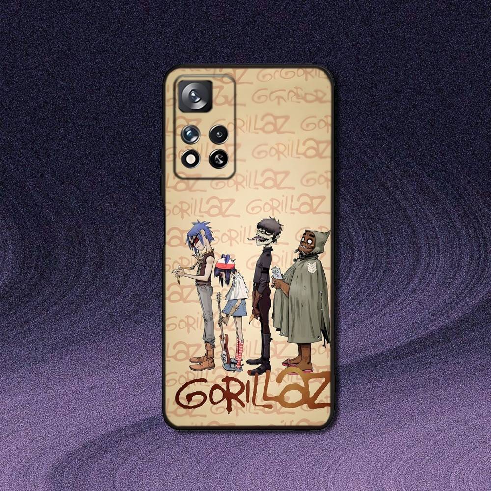 G-Gorillaz Demon Days Phone Case For Samsung S 25,24,23,22,30,21,10,9,Ultra,Plus,Lite,FE,4,5G Black Soft Case