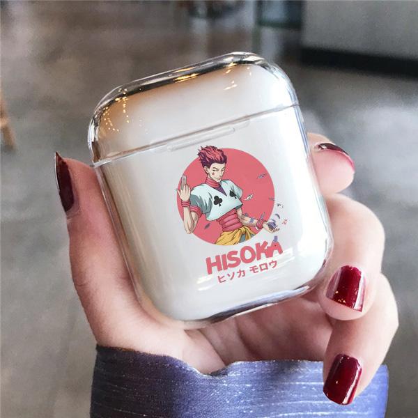 Мягкий защитный чехол HXH Hunter X Hunter, прозрачная коробка для Apple Airpods 1 2 3 Pro Killua Hisoka, чехол для AirPods в стиле аниме