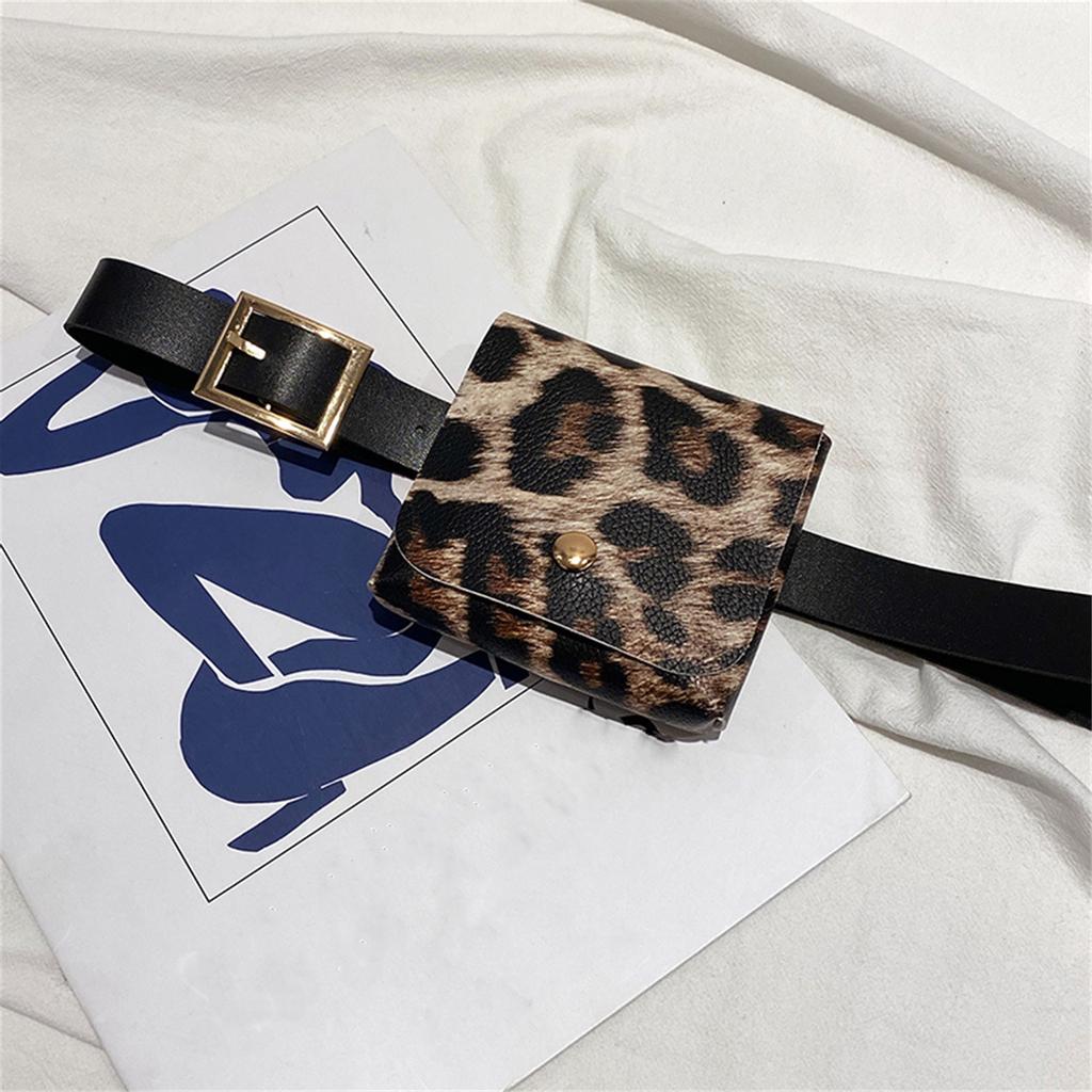 Ladies Fashion Belt Small Waist Bag Casual Wild Belt Small Square Bag