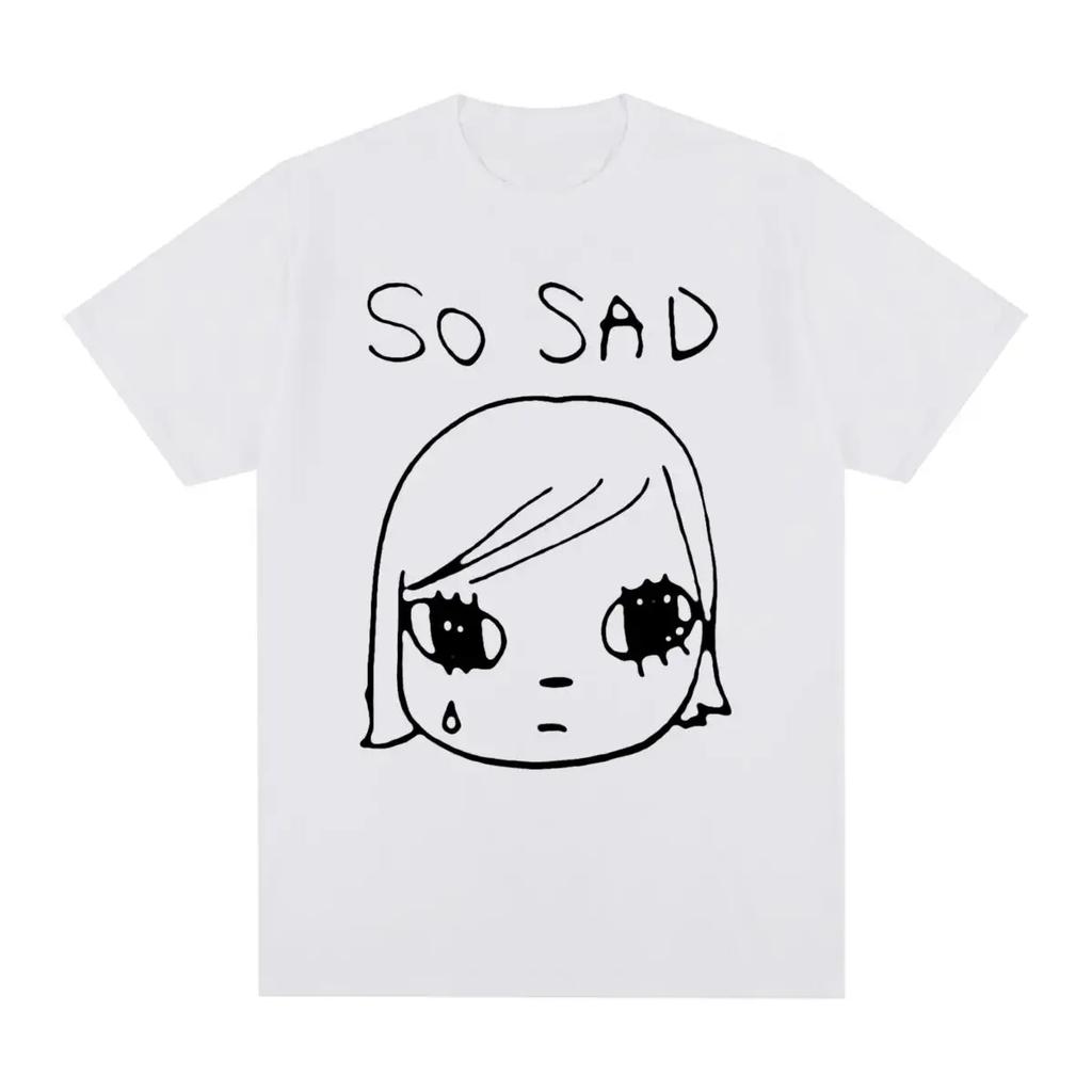 Yoshitomo Nara Sad Vintage Tshirt Japan Party Cotton Unisex T shirt New Tee Tshirt Unisexs Tops