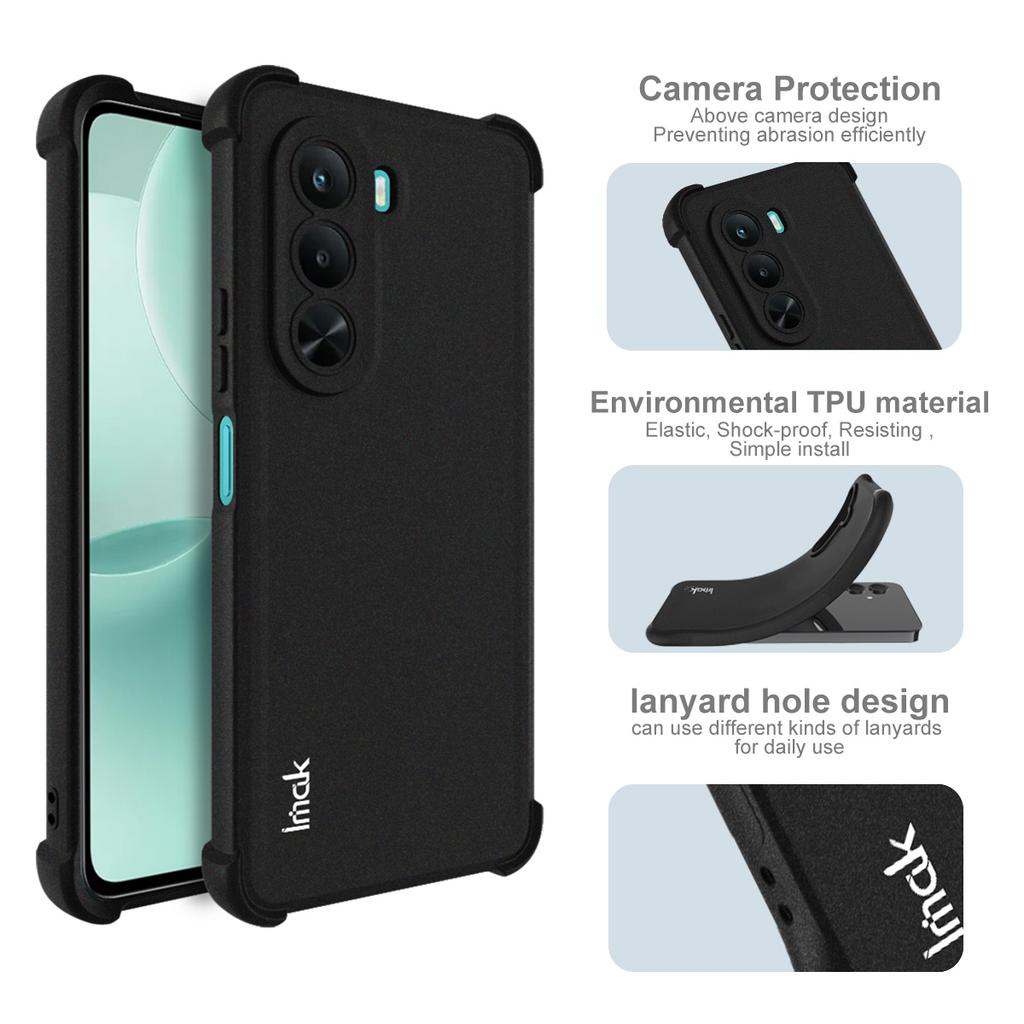 Чехол для телефона Realme P4x 5G IMAK Ударопрочный Мягкий чехол