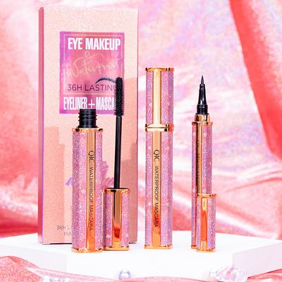 Набор подводки для ресниц Starry Sky 4d, водостойкая, не размазывающаяся тушь для ресниц, подводка для глаз «два в одном»