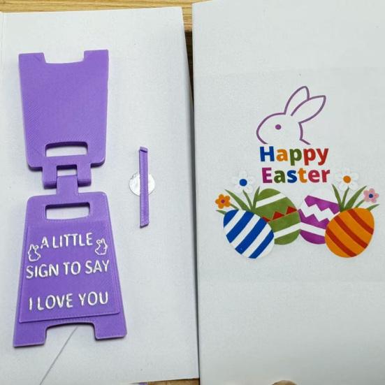 Я Люблю Тебя Настольная Табличка Маленькая Табличка, чтобы Сказать Я Люблю Тебя Мини-Пластинка Украшение Настольная Табличка, Напечатанная на 3D-принтере Украшение для Пасхальной Вечеринки Дома Стола
