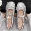 Модная женская обувь лоферы Мэри Джейн дизайнерский новый стиль бант-бабочка лоферы темперамент повседневная нарядная обувь на мягкой подошве женские лоферы