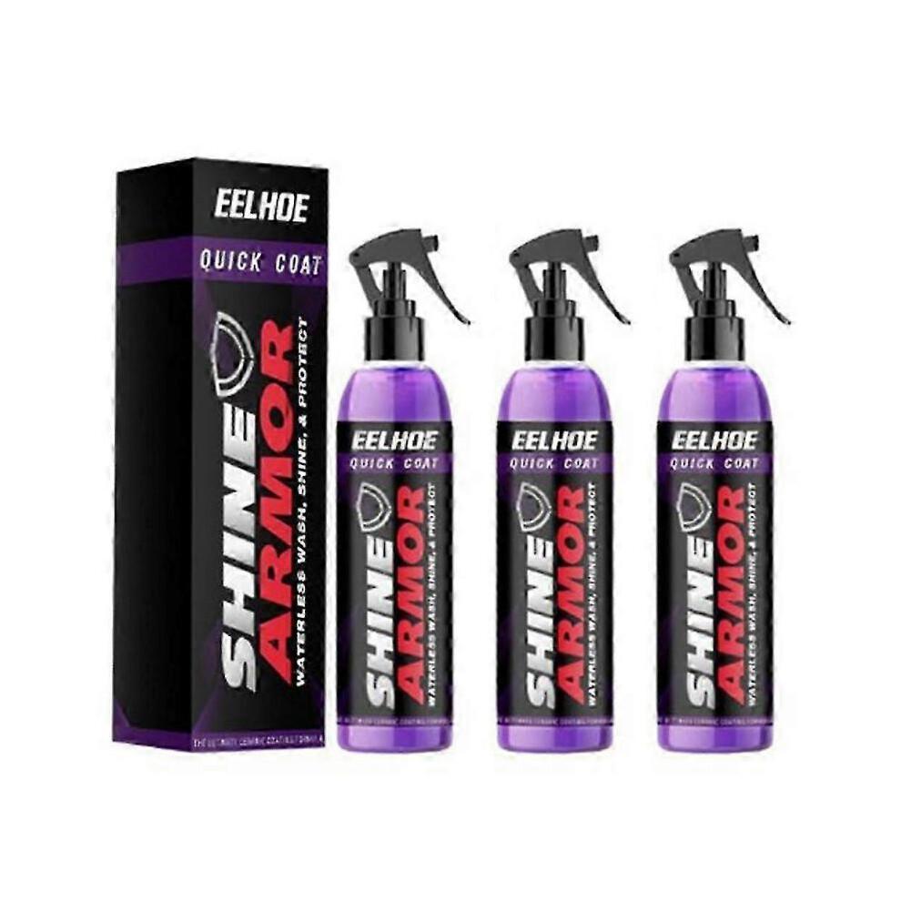 (3pcs) Ceramic Coating Car Wax Polish Spray 100ml - Protects and Shines Your Vehicle X less