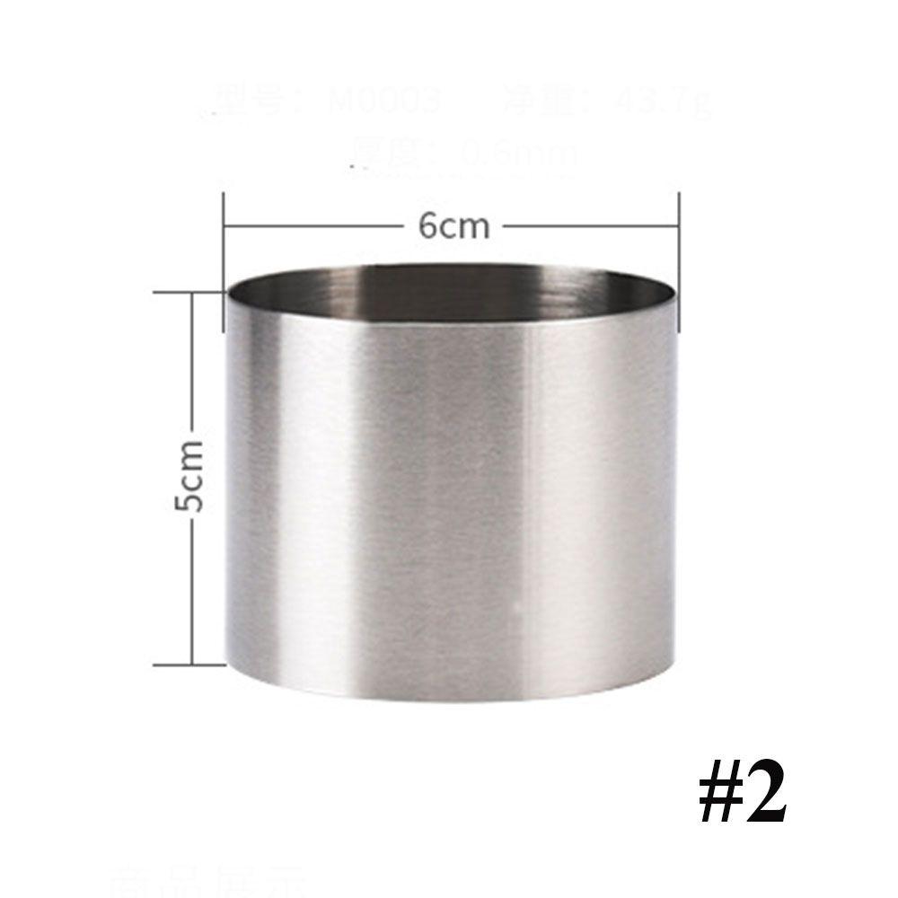 New Pastry Tool Decorating Mousse Ring Stainless Steel Cake Mold Mini Round