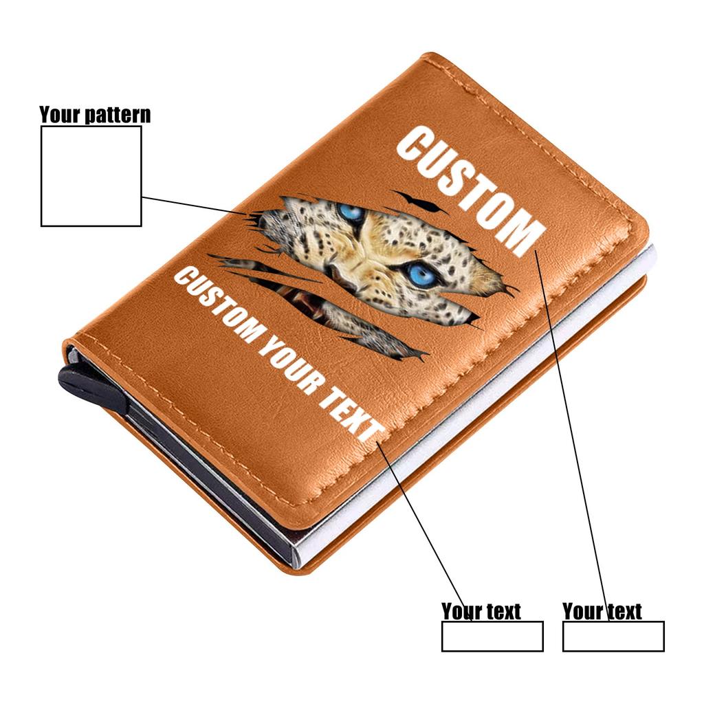 Personalized Customized Card Holder Aluminum Metal Box