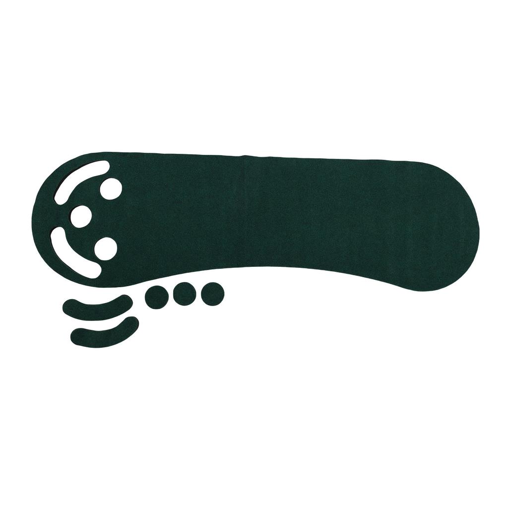 Putting Green Sponge Rubber 3 Hole Anti Slip Putting Mat Indoor Training Aid for Indoor Outdoor Game Practice