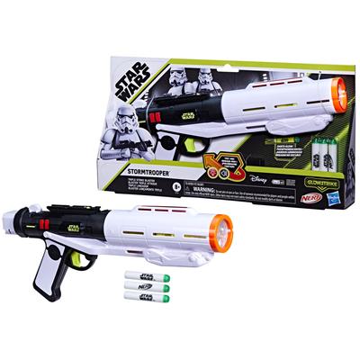 Hasbro Звездные войны Nerf Glowstrike Штурмовик Тройной удар Бластер со светом 3 Glowstrike Игрушка для мальчиков Возраст G0762 Аутентичный и Звуки, Патроны, и