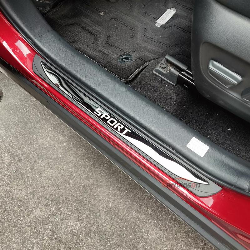 Для Mazda BT-50 BT50 Защитная накладка на порог автомобиля Накладка от царапин Аксессуары Накладка на порог педали Стайлинг Наклейки на кузов 2024