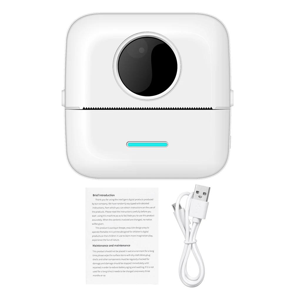 X5 Портативный мини-карманный принтер Беспроводной Bluetooth Термопринтер для этикеток Фото Заметки Ошибки Термопринтер для чеков для студентов