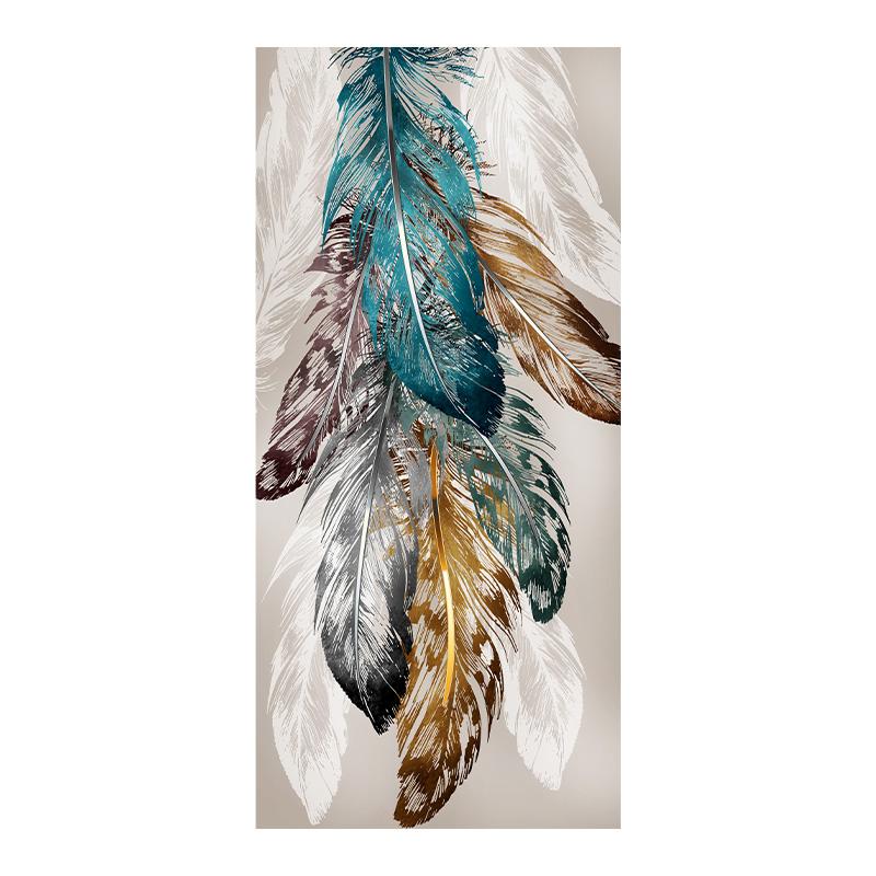 Цифровая печать, современное искусство, креативное перо, абстрактное украшение дома, живопись, настенная живопись, фон, украшение стены