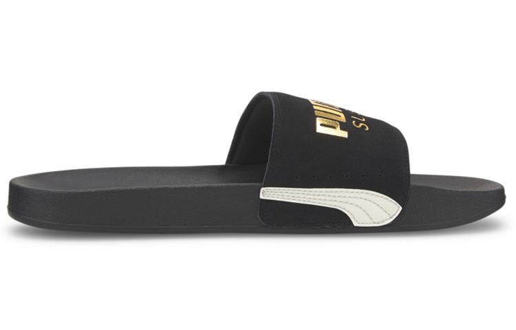 Men's Slides Puma Leadcat FTR Suede Classic Slide 'Black'