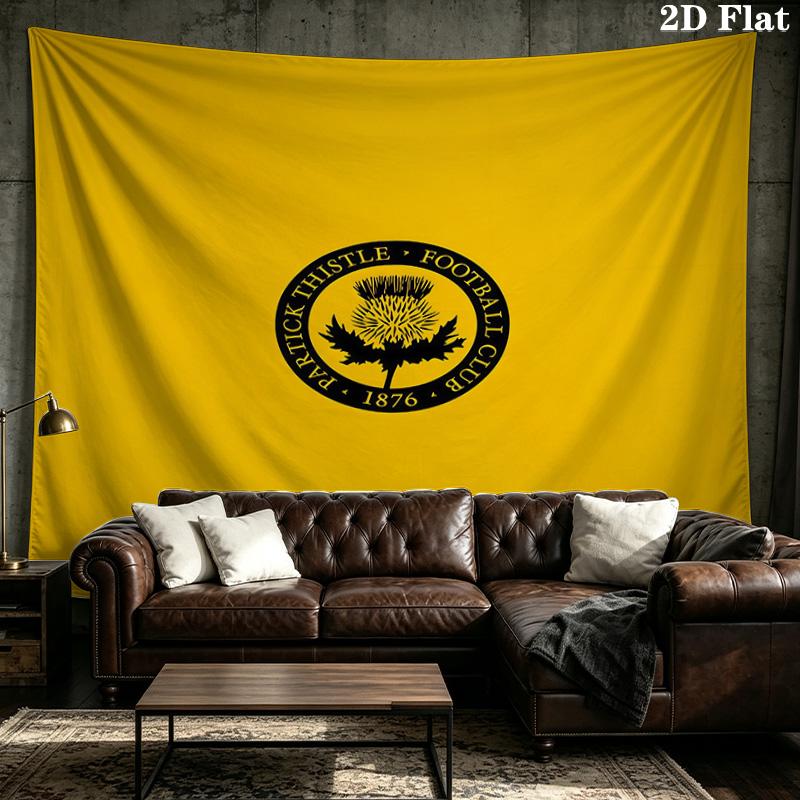 Partick Thistle FC Printed Tapestry – Wall Hanging for Bedrooms, Dorms, and Home Decor