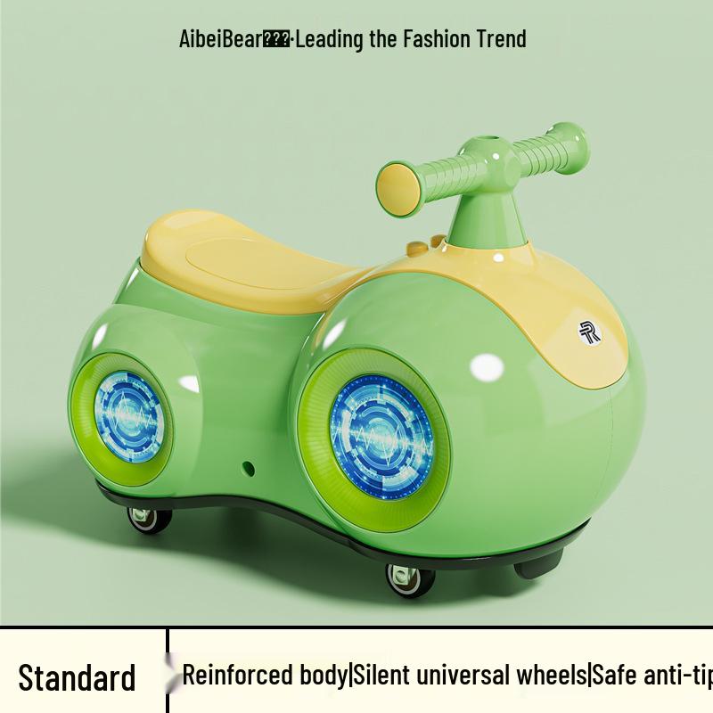 Одобренные знаменитостями детские ходунки и беговел: Бесшумная, противоударная машина-твист для детей в возрасте 1-3 лет