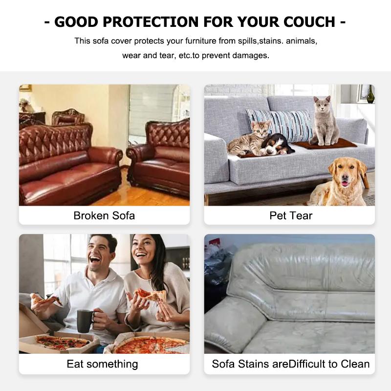 1/2/3/4 Seater Recliner Elastic Sofa Covers Waterproof Stretch Armchair Reclining Sofa Slipcover Relax Chair Covers Adjustable